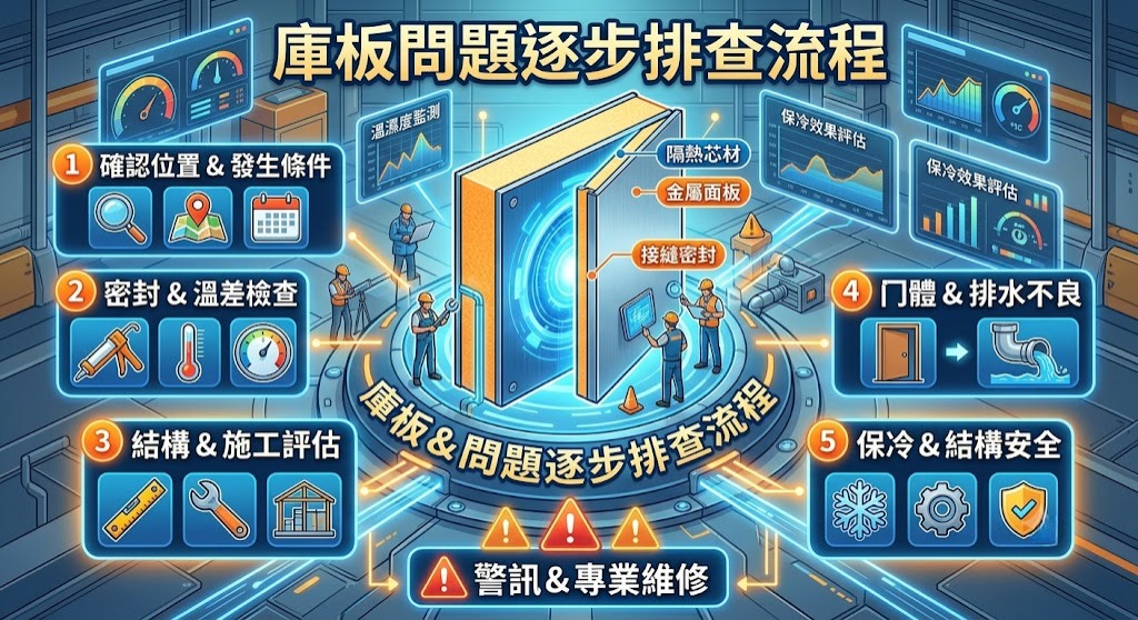 庫板漏水、結露或變形怎麼辦?常見原因、排查流程與修復注意事項
